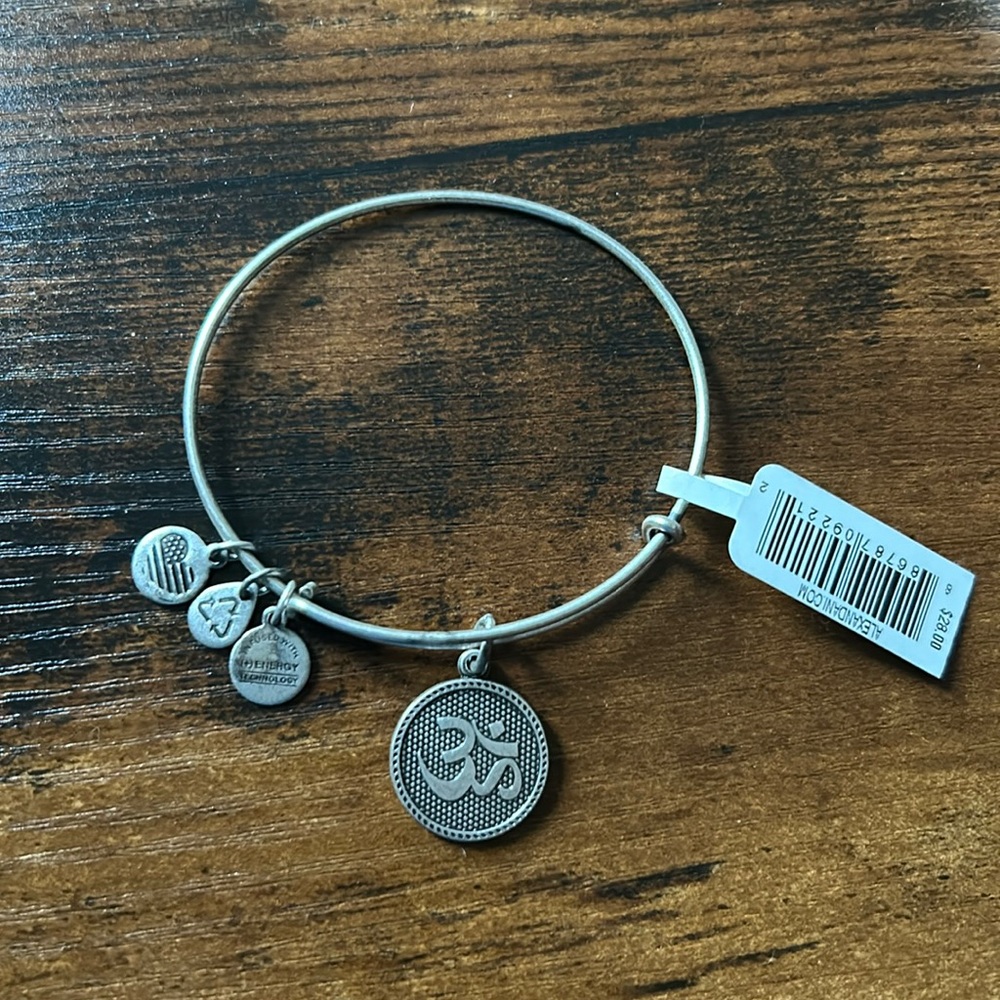 Alex and Ani “Om” Symbol Bracelet